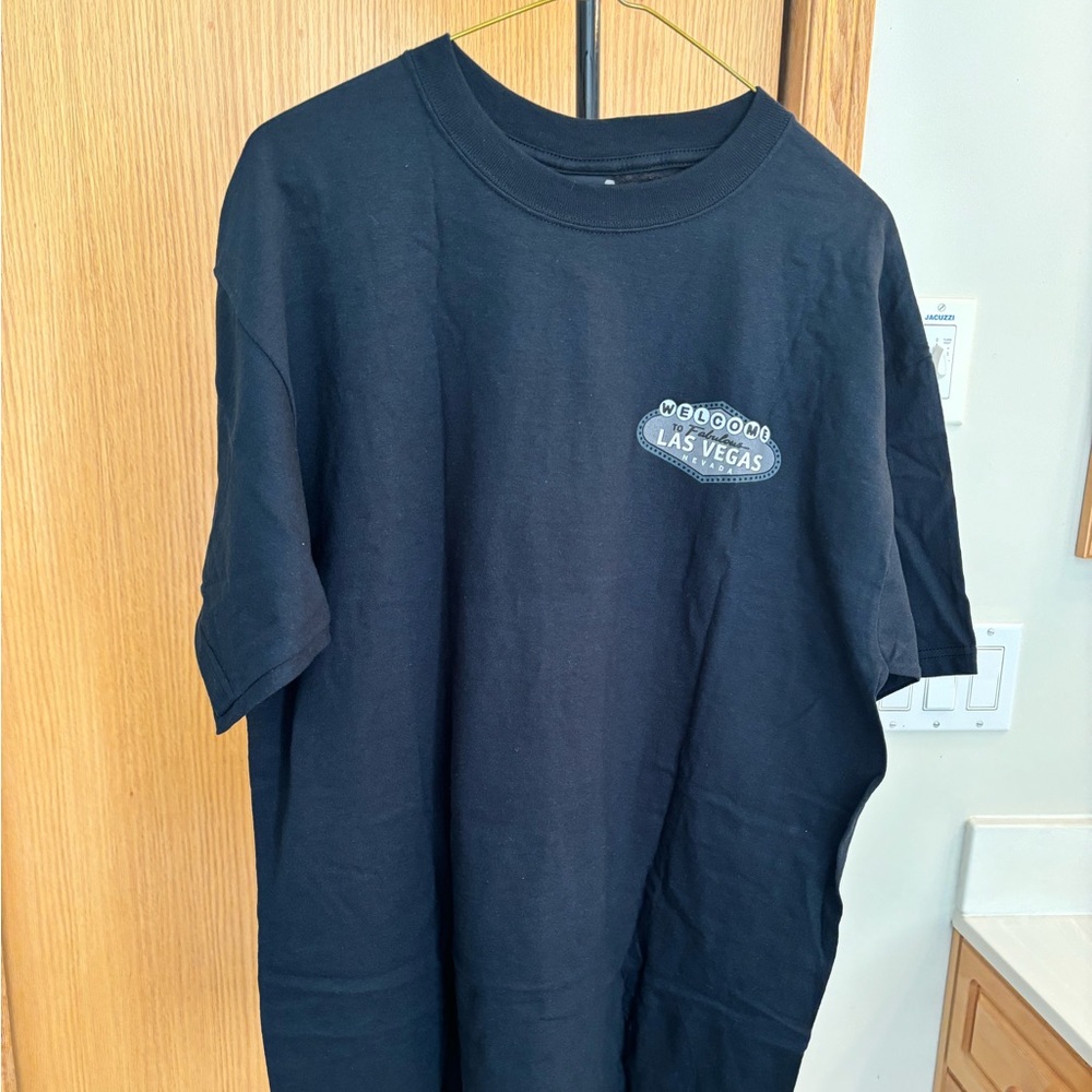 LAS VEGAS BLACK T-SHIRT - NEW - LARGE